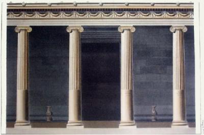 Architectural - Chap.II Pl.V (Restrike Etching) art print by Anonymous