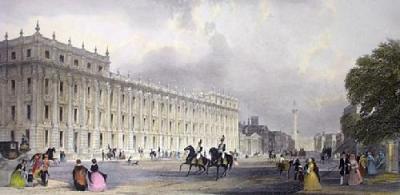 Treasury Office, Whitehall (Restrike Etching) art print by Anonymous
