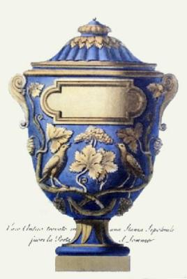 Vases - Plate IX (Restrike Etching) art print by Anonymous