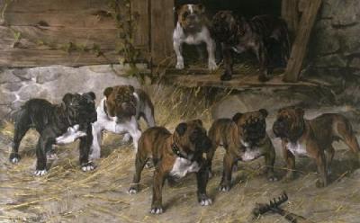 Bulldogs of the 20th Century (Restrike Etching)