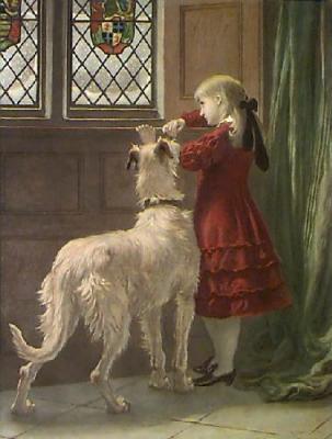 Imprisoned (Restrike Etching) art print by Briton Riviere