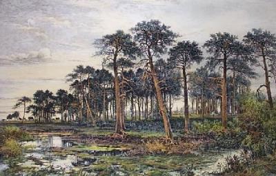 Normandy Pine Forest, A (Restrike Etching) art print by Camille Fonce