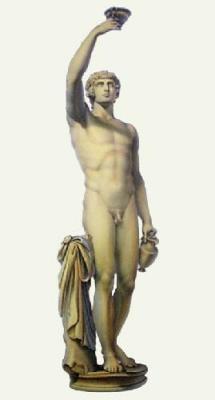 Marble Statue - Pl. LII (Restrike Etching) art print by E. Burney