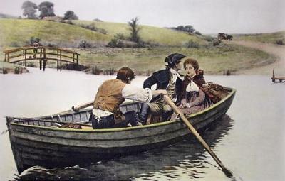 A Stern Chase, is a Long Chase (Restrike Etching)