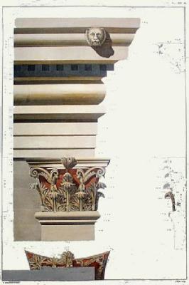 Column - Myra Pl.XXX (Restrike Etching) art print by Francis Bedford