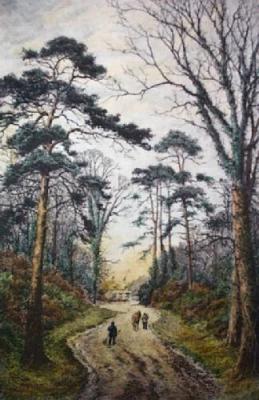 End of the Day (Restrike Etching) art print by Frederick Albert Slocombe