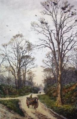 The Old Rookery (Restrike Etching) art print by Frederick Albert Slocombe