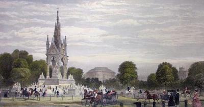 Albert Memorial, Hyde Park (Restrike Etching) art print by G.H. Andrews