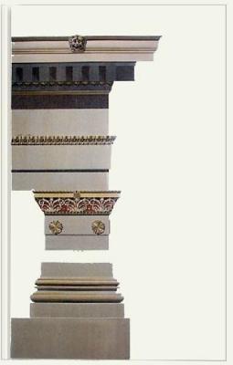 Column - Chap.I Pl.XV (Restrike Etching) art print by Gandy