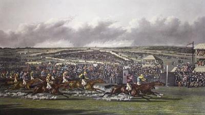 Finish (Derby) (Restrike Etching) art print by Henry Alken