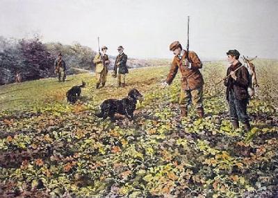Among the Turnips (Restrike Etching) art print by Heywood Hardy