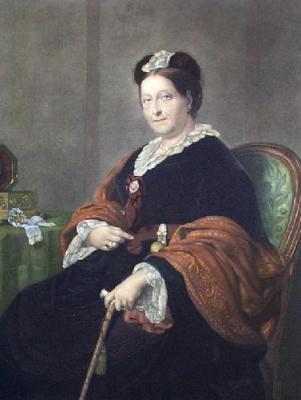 Queen Victoria (Restrike Etching) art print by Holter