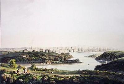 City of Aberdeen (Restrike Etching) art print by IH Clark