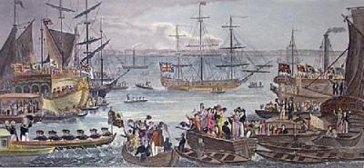 Greenwich to Scotland (Restrike Etching) art print by J. Fussell