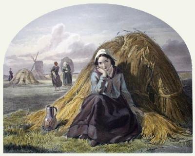 Lily of Ghent (Restrike Etching) art print by John Absolom