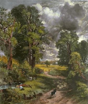 Cornfield (Restrike Etching) art print by John Constable