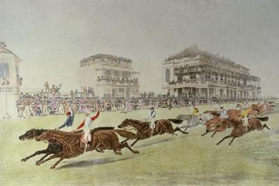 Doncaster Gt. St. Leger (Restrike Etching) art print by John Frederick Herring