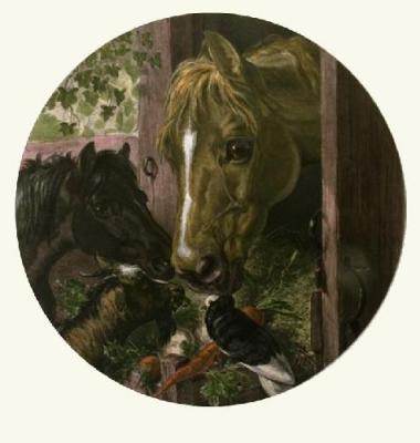 Friendly Meal, The (Restrike Etching) art print by John Frederick Herring