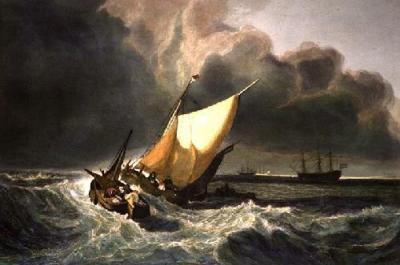 Dutch Fishing Boats (Restrike Etching)