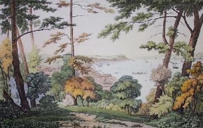 Cape Diamond (Restrike Etching)