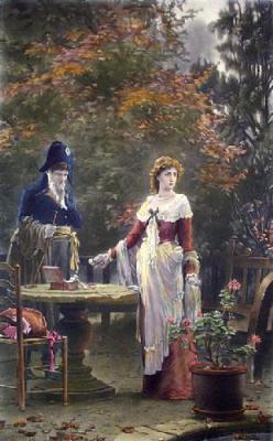 Love or Country (Restrike Etching) art print by Marcus Stone