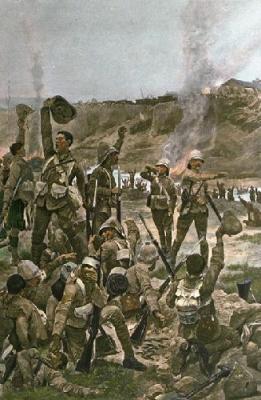 Dawn of Majuba 1900, The (Restrike Etching)