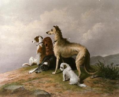 Highland Dogs (Restrike Etching) art print by Sir Edwin Henry  Landseer