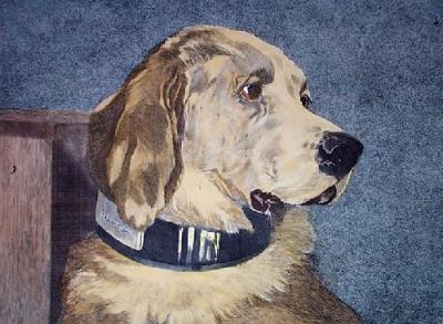 Odin (Retriever) (Restrike Etching) art print by Sir Edwin Henry  Landseer