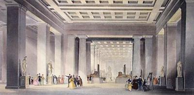 British Museum (Restrike Etching) art print by Thomas Allom