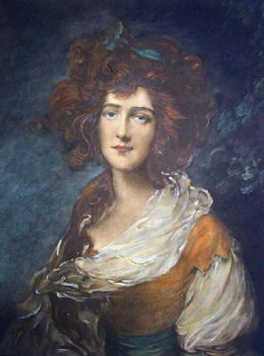 Miss Lindley (Restrike Etching) art print by Thomas Gainsborough