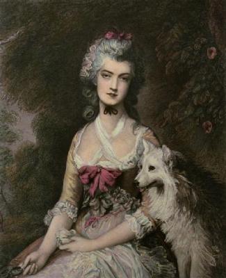 Mrs Robinson (Restrike Etching) art print by Thomas Gainsborough