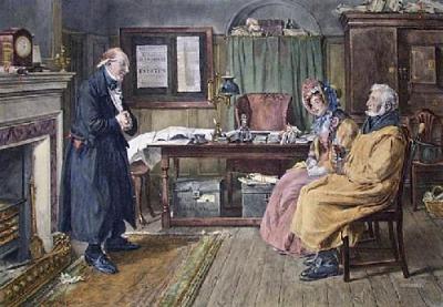 Country Clients (Restrike Etching) art print by Walter Dendy Sadler