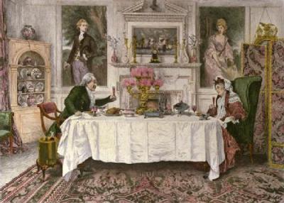 Darby & Joan (Restrike Etching) art print by Walter Dendy Sadler