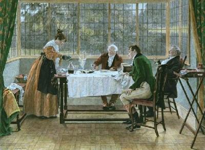 Old And The Young, The (Restrike Etching) art print by Walter Dendy Sadler