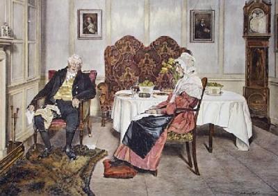 Parent & Guardian (Restrike Etching) art print by Walter Dendy Sadler