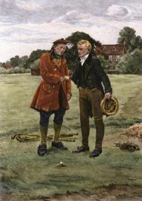 The First Tee (Restrike Etching) art print by Walter Dendy Sadler