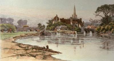 Abingdon (Restrike Etching) art print by Wilfred Ball