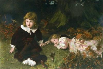Babes in the Wood (Restrike Etching) art print by William Robert Symonds