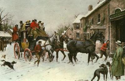 Last Mail (Restrike Etching) art print by Wright