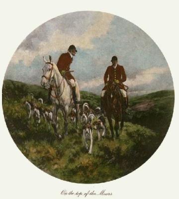 Top Of The Moors (Restrike Etching) art print by Wright