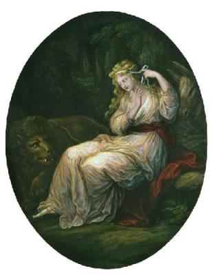 Una (Restrike Etching) art print by Angelica Kauffmann