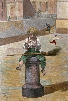 Happy As a King (Restrike Etching) art print by Anonymous