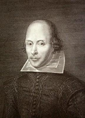William Shakespeare (Restrike Etching) art print by Anonymous