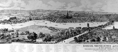 Westminster (Panoramic View) (Restrike Etching) art print by Antony Van De Wyngrer