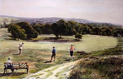 A Risky Drive (Restrike Etching) art print by Arthur Weaver