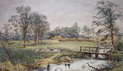 Springtime at Ashford (Restrike Etching) art print by Arthur Willet