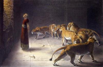 Daniels answer to the King (Restrike Etching) art print by Briton Riviere
