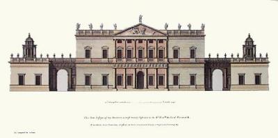 Lord Percival's House (Elevation) (Restrike Etching) art print by C. Campbell