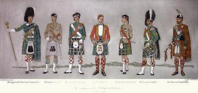 51st Highland Volunteers, The (Restrike Etching) art print by Capt DG Mowatt