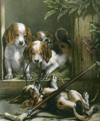 First Taste of the Whip (Medium) (Restrike Etching) art print by Carter